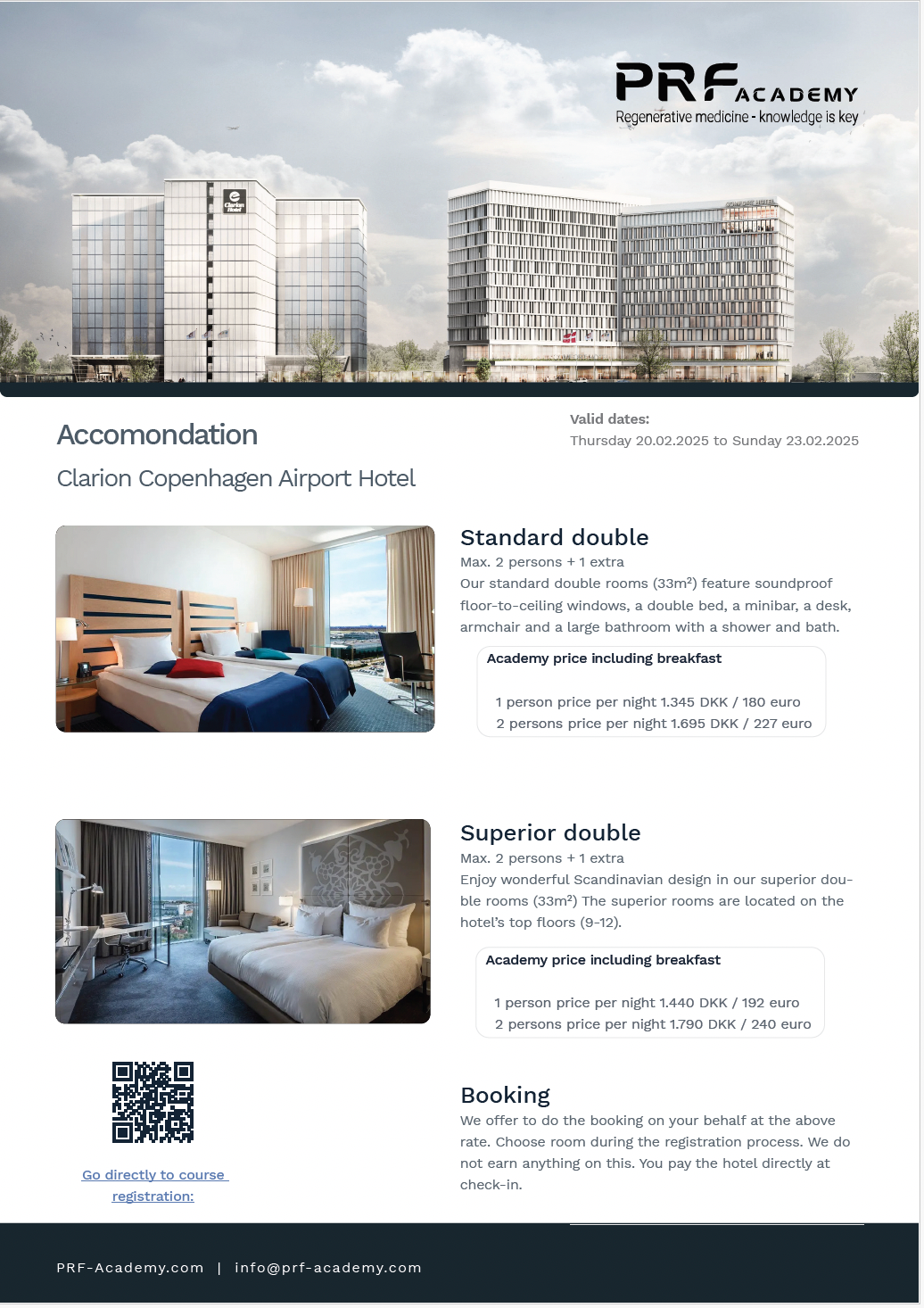 PA01 PRF Academy Course 18-19. September 2025 / Clarion Copenhagen Airport