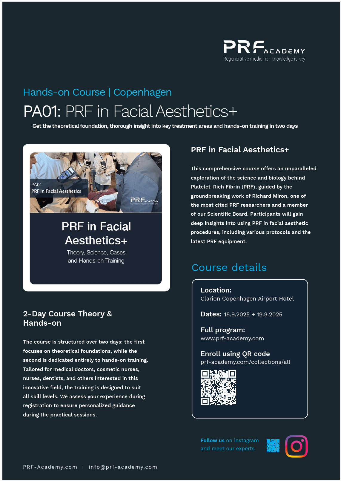 PA01 PRF Academy Course 18-19. September 2025 / Clarion Copenhagen Airport