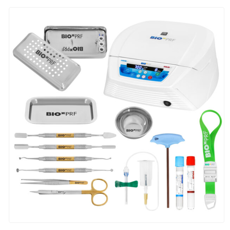 Bio-PRF Aesthetic + wound healing setup