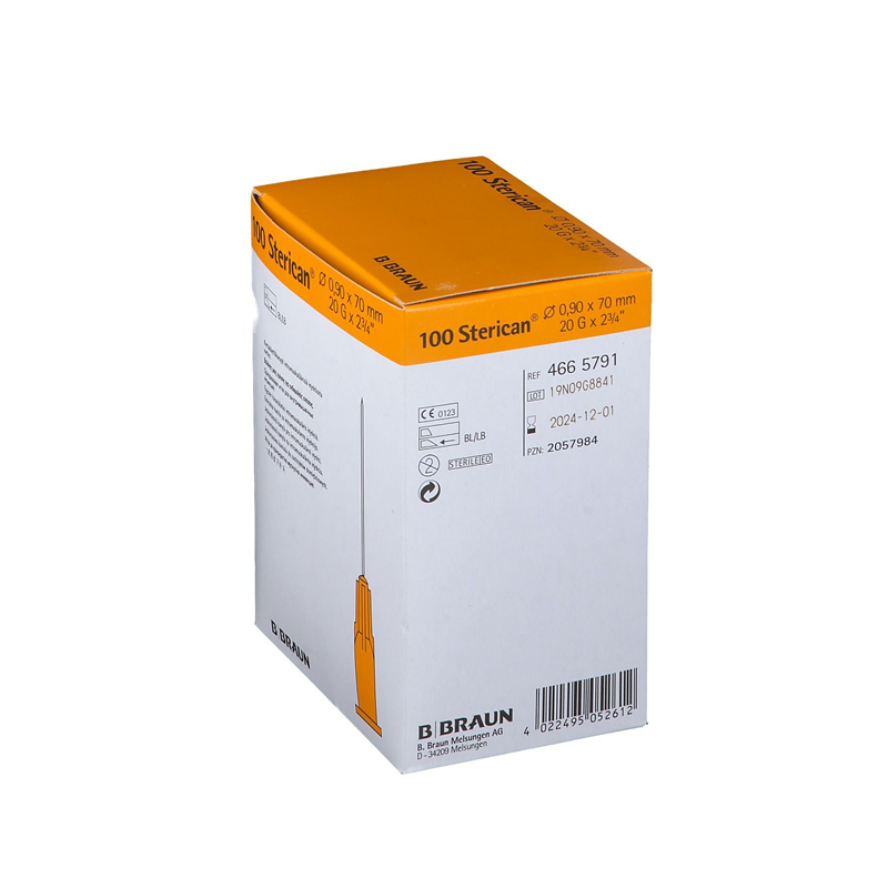 PRF uptake needle, sterile, 20G, 0,9x70 mm, 100 pcs