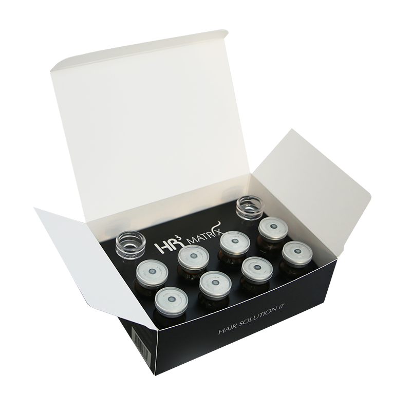Genosys HR³ MATRIX HAIR SOLUTION α, 8 x 4ml box of vials, professionel brug