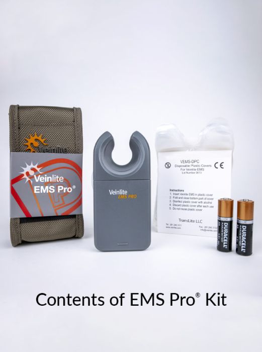 Veinlite® EMS PRO, TransLite, battery-powered illumination device